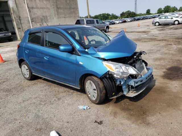 ML32AUHJ9NH002433 - 2022 MITSUBISHI MIRAGE ES BLUE photo 4