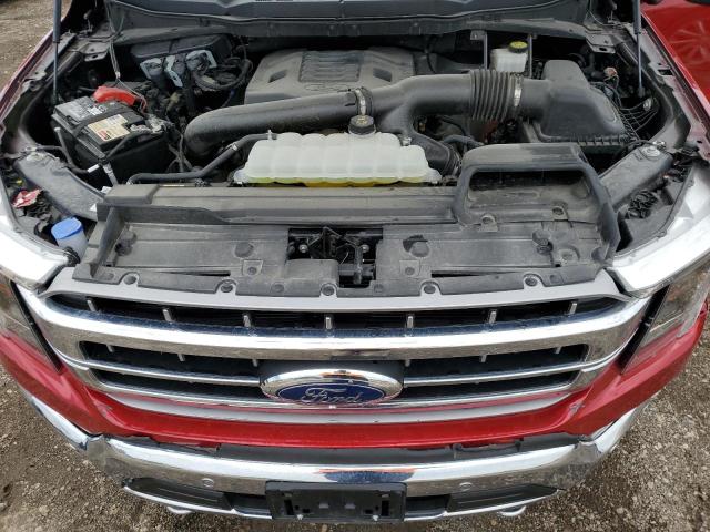 1FTFW1E88NKD40909 - 2022 FORD F150 SUPERCREW RED photo 11