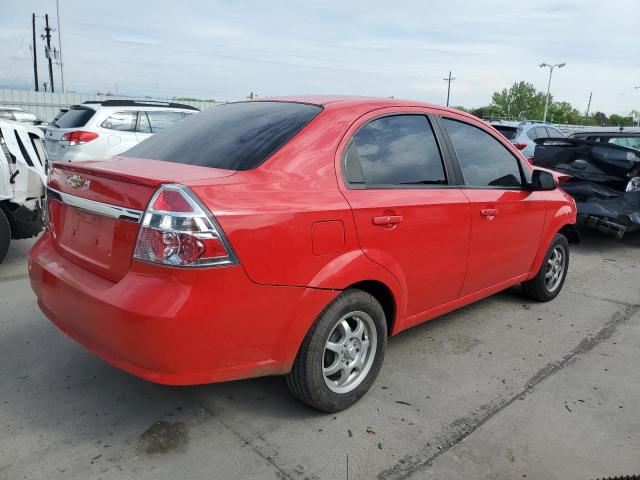 KL1TD5DE7AB089941 - 2010 CHEVROLET AVEO LS 红色 照片 3