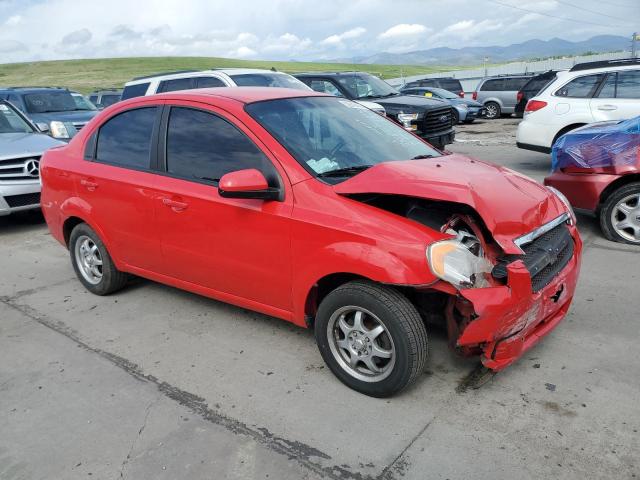 KL1TD5DE7AB089941 - 2010 CHEVROLET AVEO LS 红色 照片 4