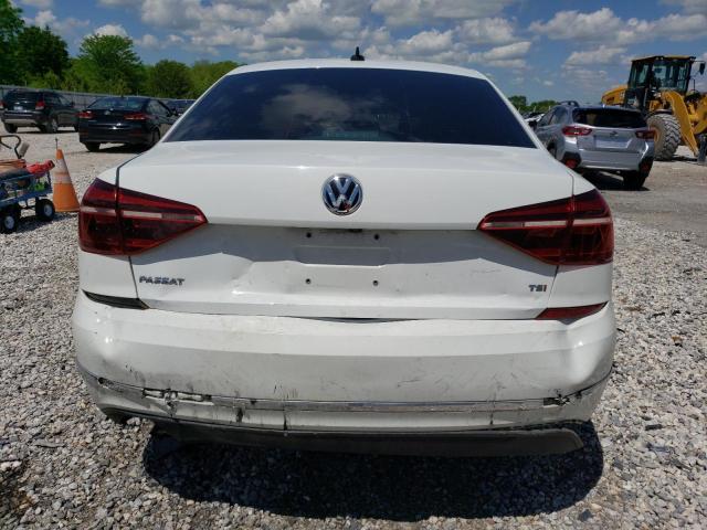 1VWLA7A32KC013987 - 2019 VOLKSWAGEN PASSAT WOLFSBURG WHITE photo 6
