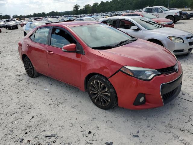 2T1BURHE3GC585402 - 2016 TOYOTA COROLLA L RED photo 4