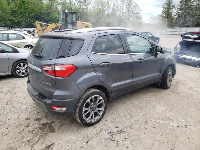 MAJ3S2KE5KC274555 - 2019 FORD ECOSPORT TITANIUM GRAY photo 3