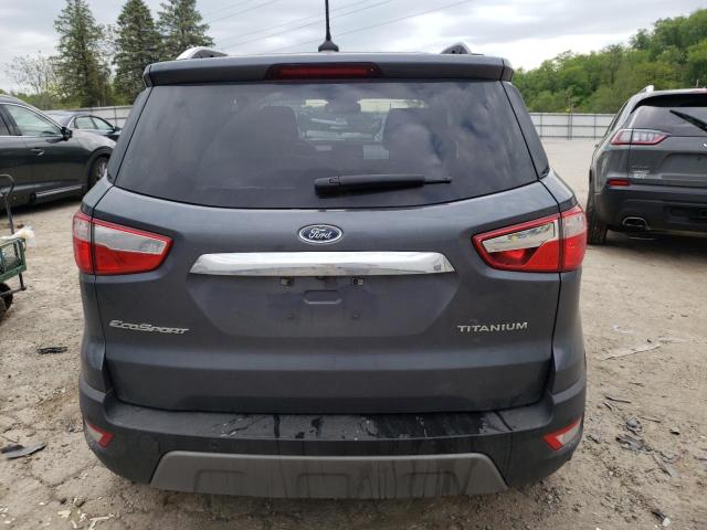 MAJ3S2KE5KC274555 - 2019 FORD ECOSPORT TITANIUM GRAY photo 6