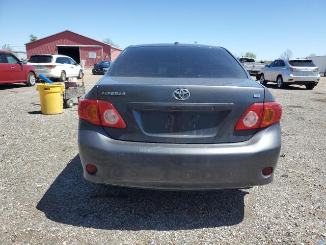 2T1BU4EE8AC212449 - 2010 TOYOTA COROLLA BASE GRAY photo 6