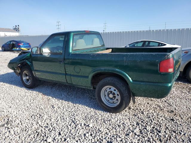 1GCCS1442XK207997 - 1999 CHEVROLET S TRUCK S10 GREEN photo 2