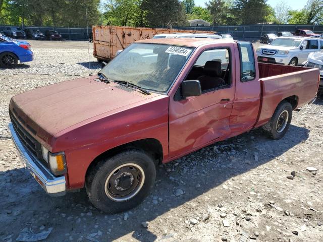 1N6SD16S2NC323691 - 1992 NISSAN TRUCK KING CAB RED photo 1