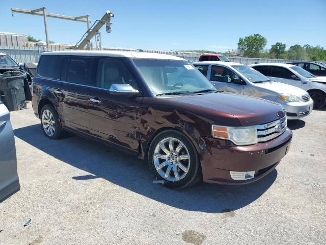 2FMGK5DC2ABB18041 - 2010 FORD FLEX LIMITED BROWN photo 4