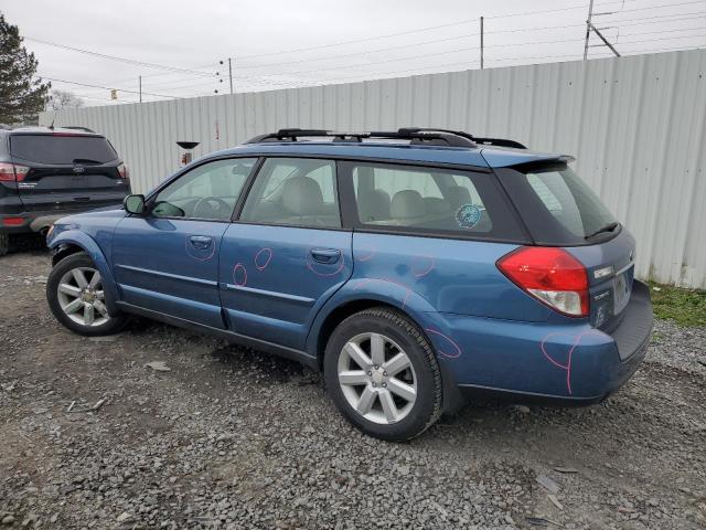 4S4BP62C587342704 - 2008 SUBARU OUTBACK 2.5I LIMITED BLUE photo 2