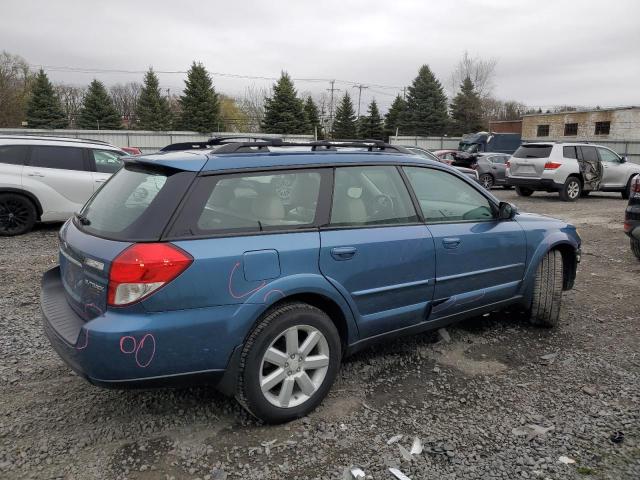 4S4BP62C587342704 - 2008 SUBARU OUTBACK 2.5I LIMITED BLUE photo 3