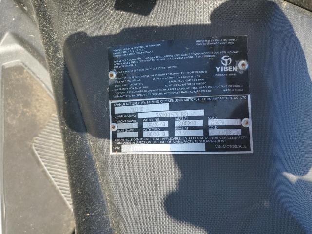 LYDY6TKHXR1500036 - 2024 YIBEN 6 SERIES BLACK photo 9