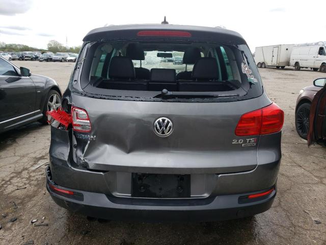 WVGBV7AX2FW558769 - 2015 VOLKSWAGEN TIGUAN S GRAY photo 6