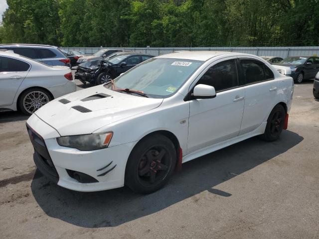 JA3AV66V49U033017 - 2009 MITSUBISHI LANCER RALLIART WHITE photo 1