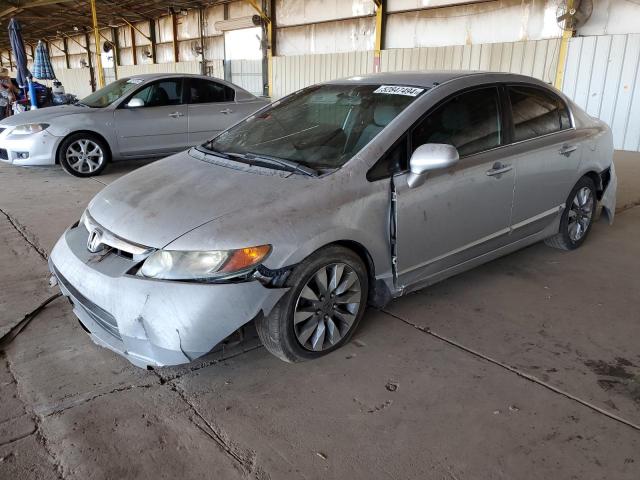 1HGFA16526L026561 - 2006 HONDA CIVIC LX SILVER photo 1