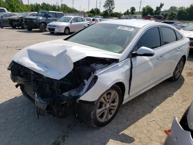 5NPE34AFXKH775547 - 2019 HYUNDAI SONATA LIMITED WHITE photo 1