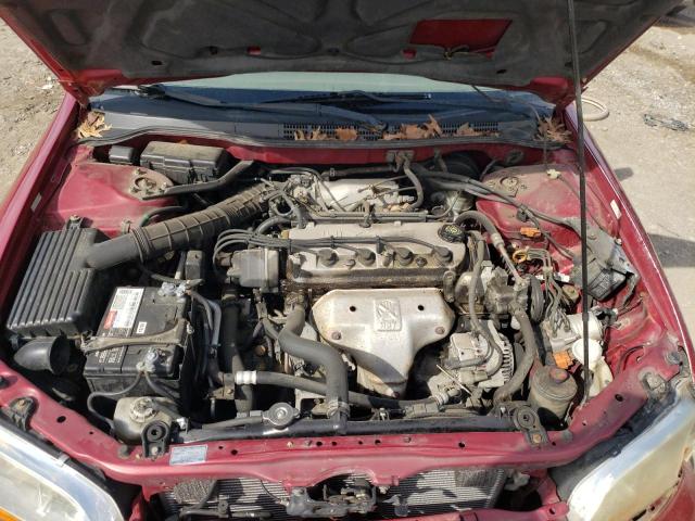 1HGCG56692A154593 - 2002 HONDA ACCORD EX MAROON photo 11