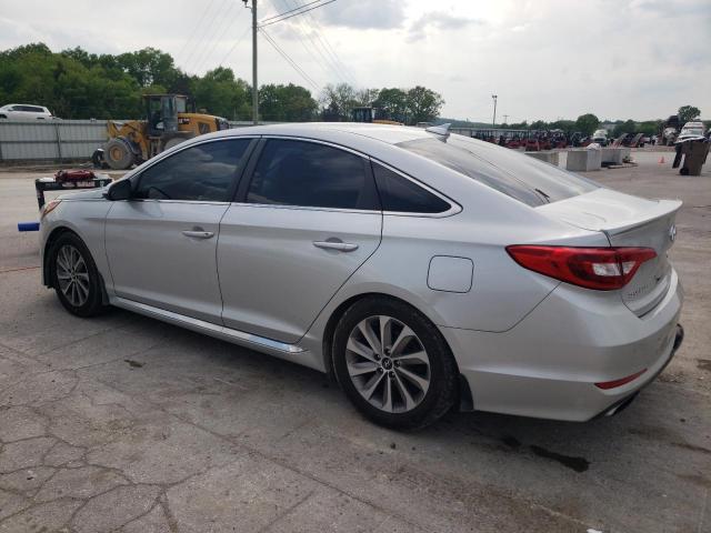 5NPE34AF0HH450737 - 2017 HYUNDAI SONATA SPORT SILVER photo 2