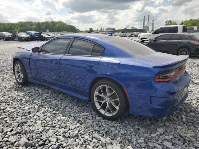 2C3CDXHG9MH581533 - 2021 DODGE CHARGER GT BLUE photo 2