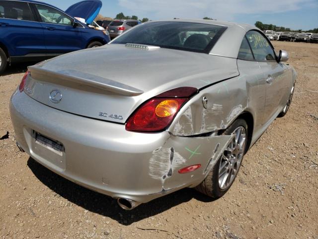 JTHFN48Y320017552 - 2002 LEXUS SC 430 SILVER photo 4