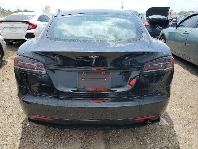 5YJSA1E50NF476337 - 2022 TESLA MODEL S Սև լուսանկար 6