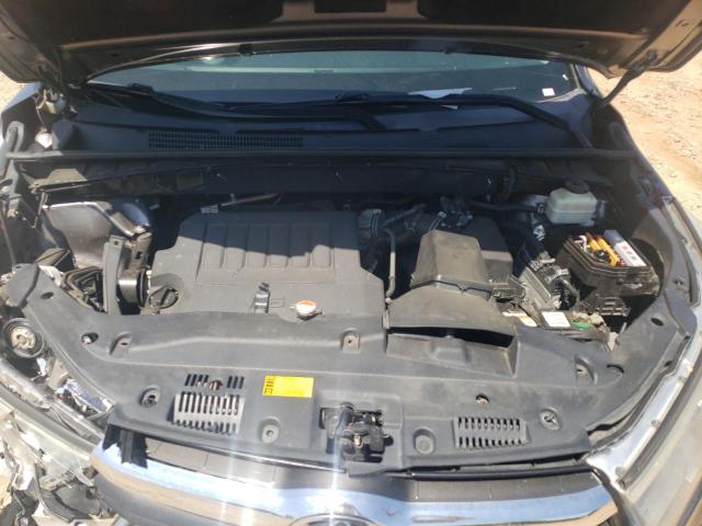 5TDJKRFH4GS258139 - 2016 TOYOTA HIGHLANDER XLE GRAY photo 11