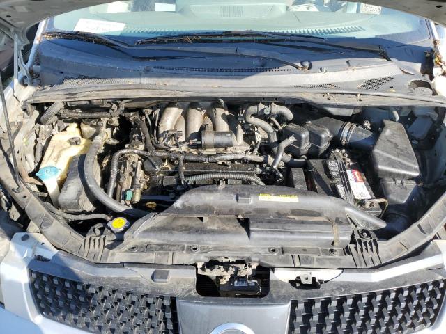 5N1BV28U75N134927 - 2005 NISSAN QUEST S SILVER photo 12