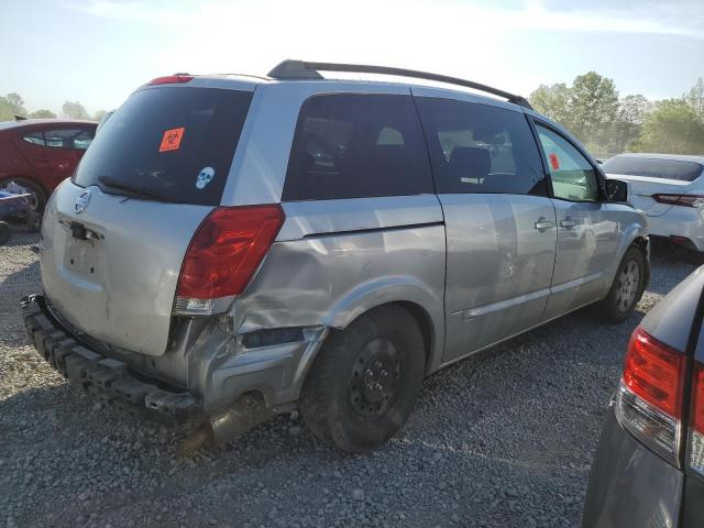 5N1BV28U75N134927 - 2005 NISSAN QUEST S SILVER photo 3