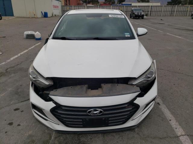 KMHD04LB4JU533853 - 2018 HYUNDAI ELANTRA SPORT WHITE photo 5