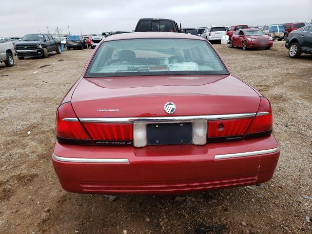 2MEFM75W2XX625272 - 1999 MERCURY GRAND MARQ LS RED photo 6