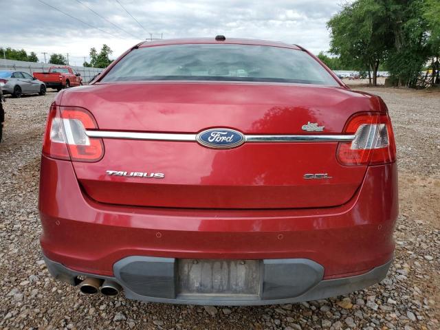 1FAHP2EW0BG123756 - 2011 FORD TAURUS SEL RED photo 6