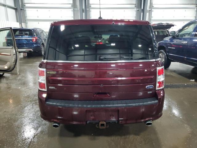 2FMHK6C80HBA11359 - 2017 FORD FLEX SEL BURGUNDY photo 6