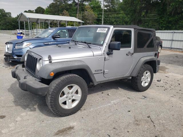 1C4AJWAG4FL541950 - 2015 JEEP WRANGLER SPORT SILVER photo 1