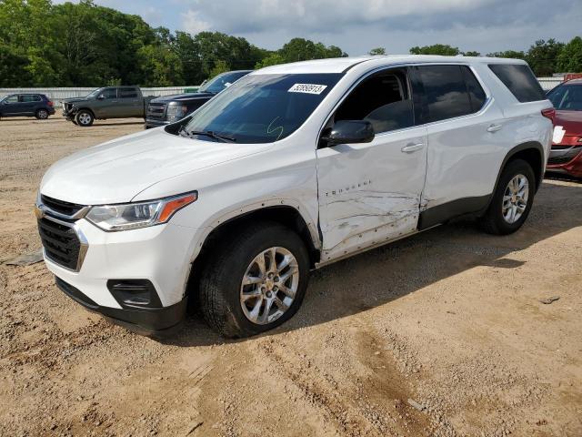 1GNERFKW4JJ157257 - 2018 CHEVROLET TRAVERSE LS WHITE photo 1