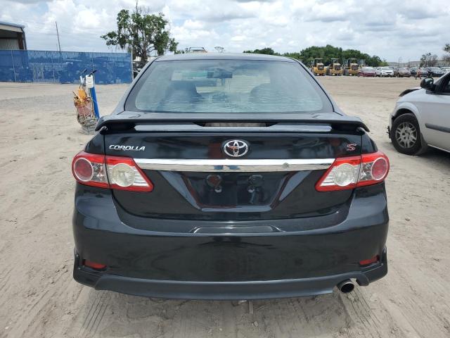 2T1BU4EE0CC854599 - 2012 TOYOTA COROLLA BASE BLACK photo 6