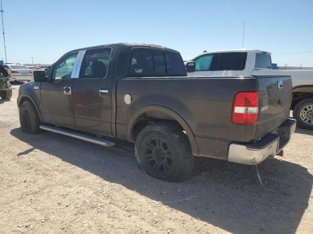 1FTPW12535FA50164 - 2005 FORD F150 SUPERCREW GRAY photo 2