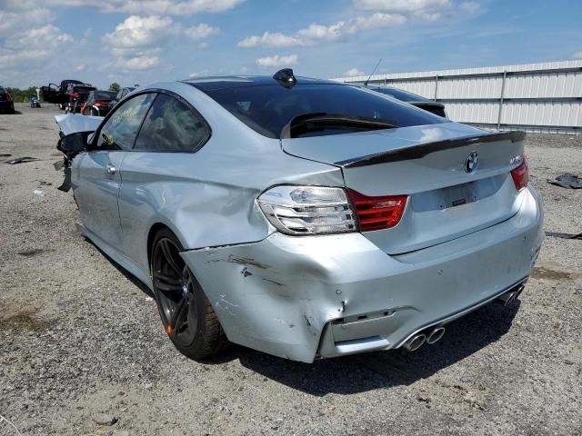 WBS3R9C52FK334003 - 2015 BMW M4 SILVER photo 3