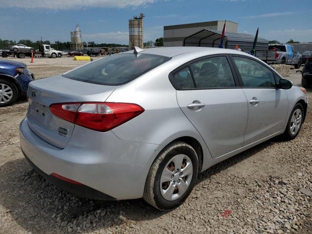 KNAFX4A6XF5391263 - 2015 KIA FORTE LX SILVER photo 3