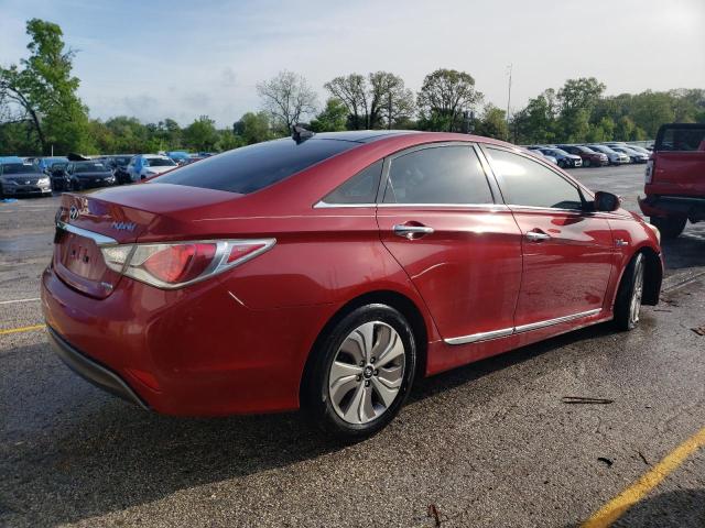 KMHEC4A45DA068022 - 2013 HYUNDAI SONATA HYBRID MAROON photo 3