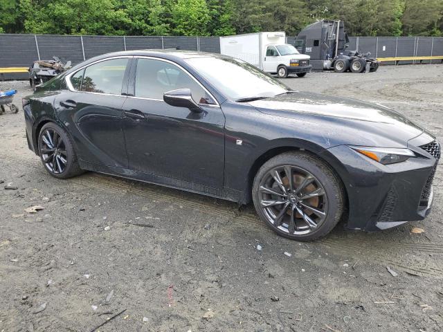 JTHGZ1E23P5031808 - 2023 LEXUS IS 350 F-SPORT GRAY photo 4