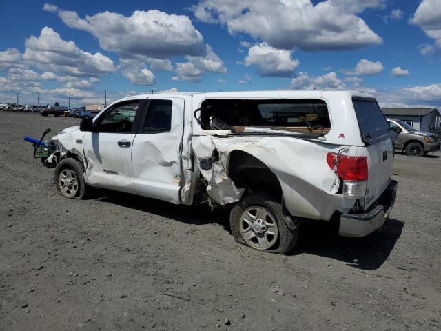 5TFUW5F12AX115625 - 2010 TOYOTA TUNDRA DOUBLE CAB SR5 WHITE photo 2