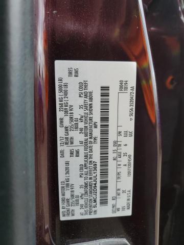 5LMCJ2D94JUL13697 - 2018 LINCOLN MKC SELECT Kastanienbraun Foto 13