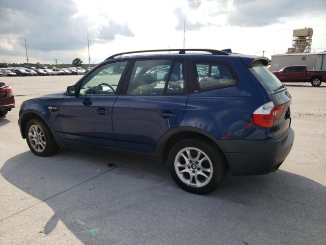 WBXPA734X5WC46843 - 2005 BMW X3 2.5I BLUE photo 2