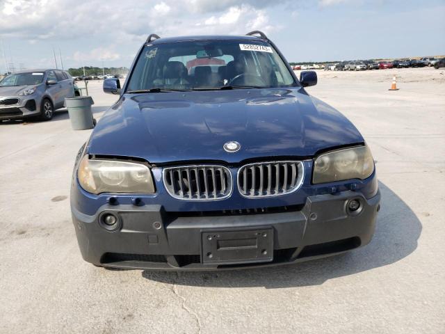 WBXPA734X5WC46843 - 2005 BMW X3 2.5I BLUE photo 5