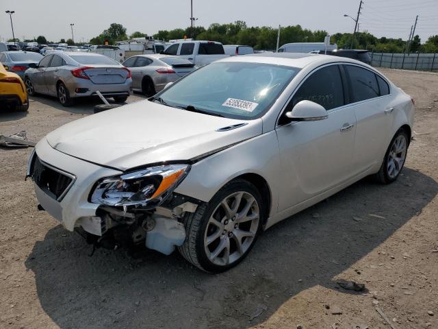 2G4GV5GV0C9169617 - 2012 BUICK REGAL GS WHITE photo 1