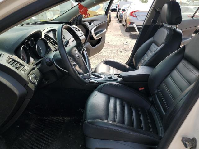 2G4GV5GV0C9169617 - 2012 BUICK REGAL GS თეთრი ფოტო 7