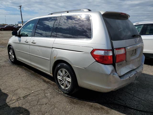 5FNRL38856B085597 - 2006 HONDA ODYSSEY TOURING SILVER photo 2