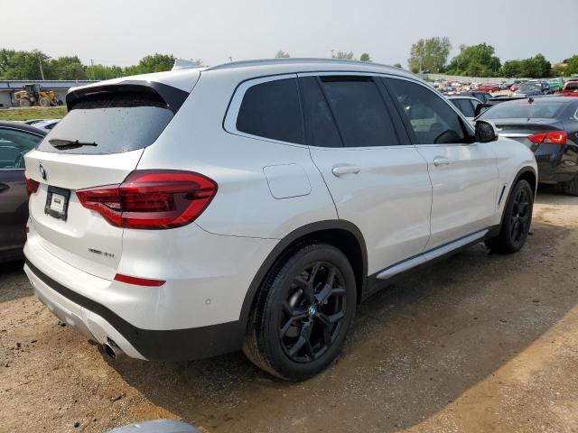 5UXTY5C09M9H43645 - 2021 BMW X3 XDRIVE30I WHITE photo 3