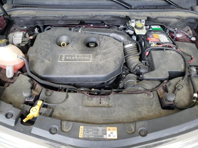 5LMCJ2D96HUL27790 - 2017 LINCOLN MKC SELECT 勃艮第红 照片 12