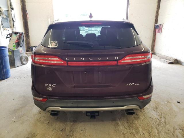 5LMCJ2D96HUL27790 - 2017 LINCOLN MKC SELECT 勃艮第红 照片 6