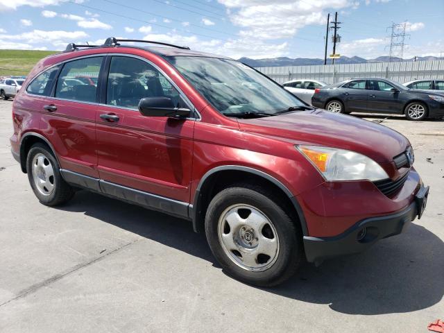 JHLRE48387C096597 - 2007 HONDA CR-V LX RED photo 4